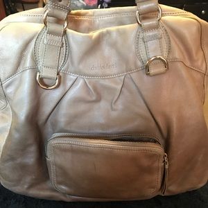 Cream ombré Charles David handbag